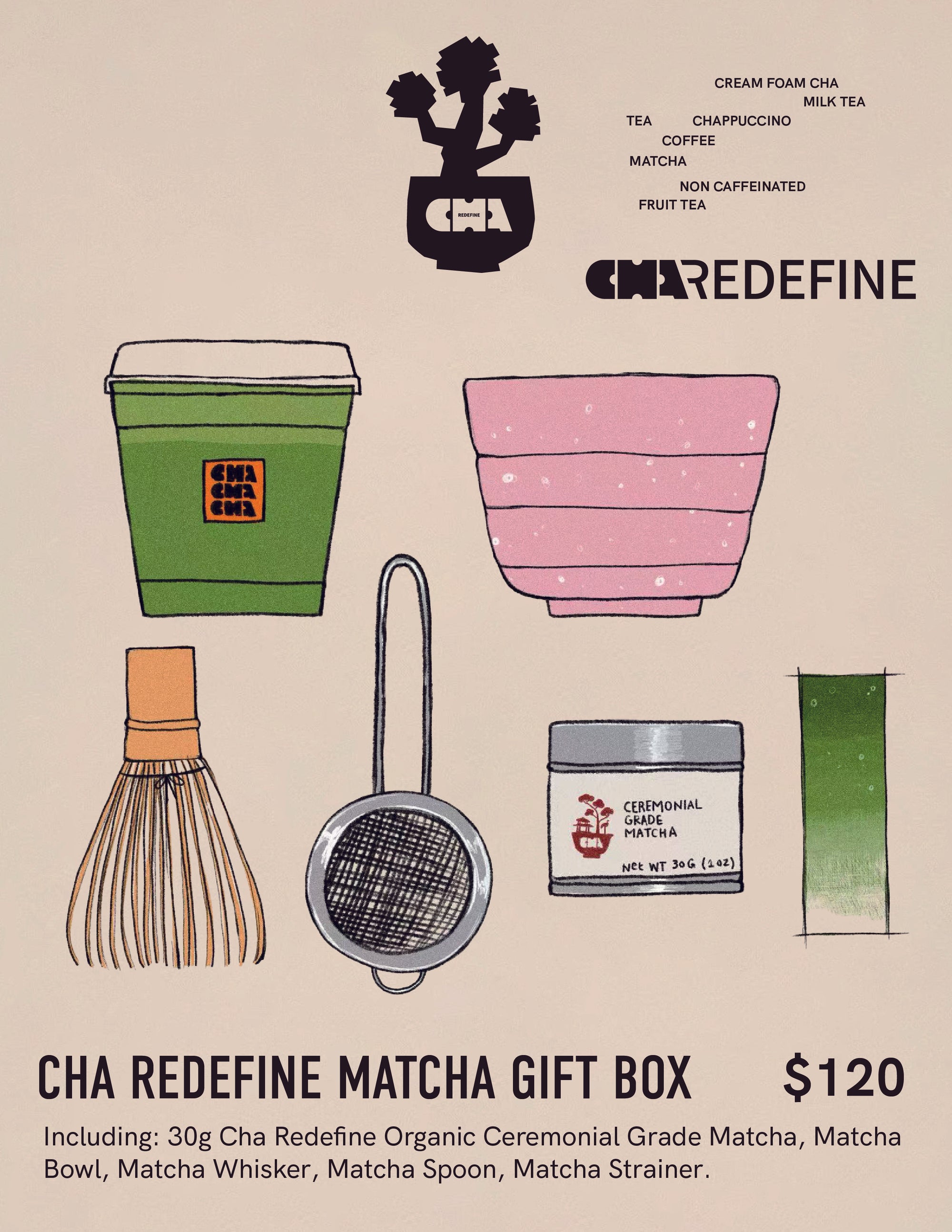 Cha Redefine Ceremonial Grade Matcha Gift Set
